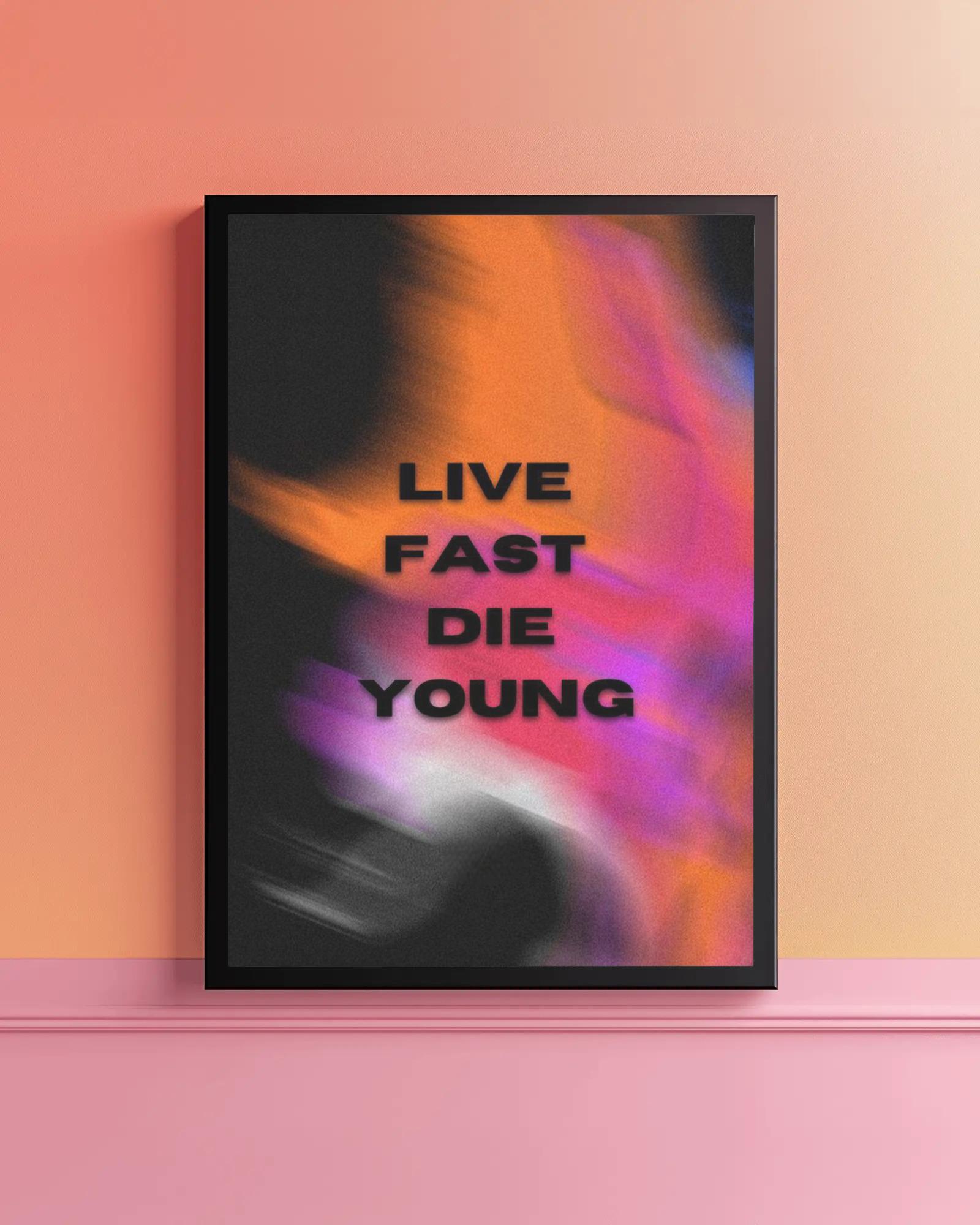 Live Fast Die Young - Etsy