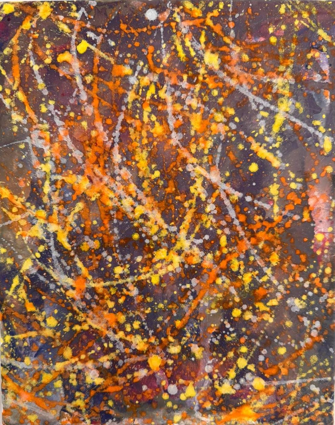 Martian Showers- Modern Abstract Painting