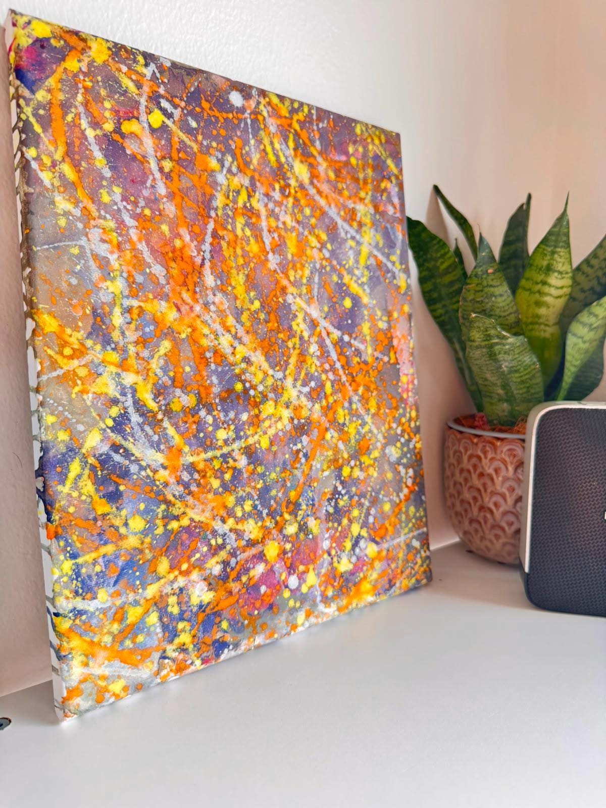 Martian Showers- Modern Abstract Painting - View 4