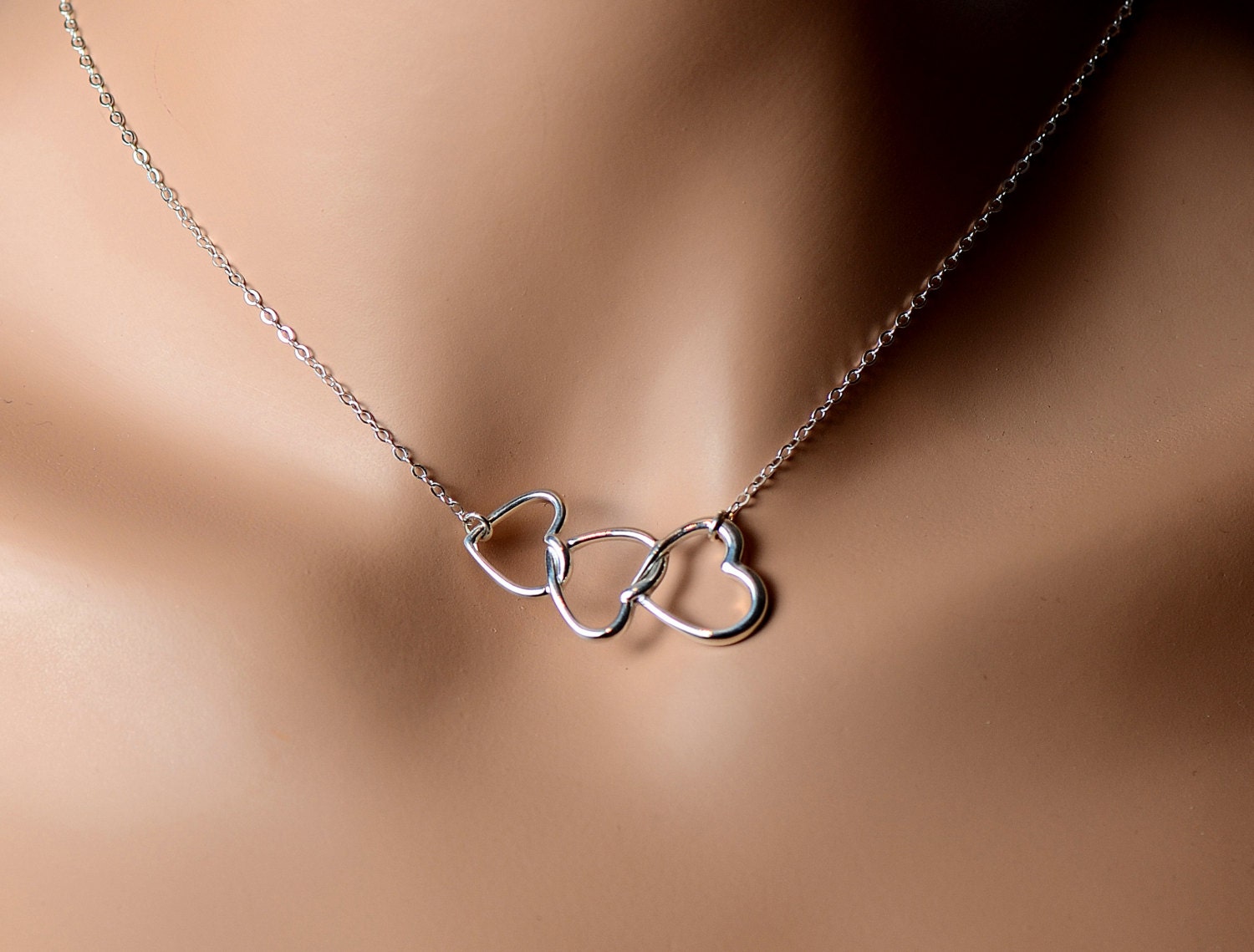 Three Hearts Necklace 