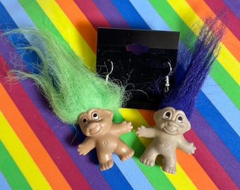 Mini Troll Doll Earrings