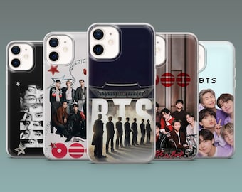 BTS Phone Case K-Pop Korean pop Cover for iPhone 17Pro, 16, 15, 14, 13, 12, Samsung S26, S25, S24, S23Fe, A16, A56, Pixel 10, 9Pro