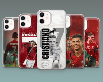 Cristiano Ronaldo Phone Case CR7 Football Cover for iPhone 17Pro, 16, 15, 14, 13, 12, Samsung S26, S25, S24, S23Fe, A16, A56, Pixel 10, 9Pro