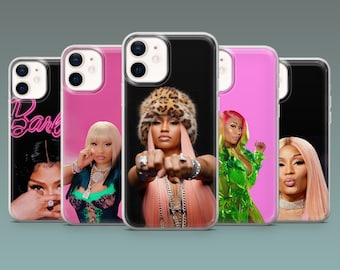 Nicki Minaj Phone Case Rap Queen Barbie fan gift Cover for iPhone 17Pro,16,15,14,13,12, Samsung S26,S25,S24, S23Fe, A16, A56, Pixel 10, 9Pro
