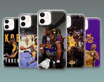 Kobe Bryant Phone Case Mamba Basketball Cover for iPhone 17Pro, 16, 15, 14, 13, 12, Samsung S26, S25, S24, S23Fe, A16, A56, Pixel 10, 9Pro