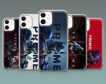 Optimus Prime Phone Case Transformers Robot Cover for iPhone 17Pro,16,15, 14, 13, 12, Samsung S26, S25, S24, S23Fe, A16, A56, Pixel 10, 9Pro