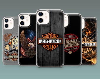Harley-Davidson Phone Case Motorcycle fan Biker Cover for iPhone 17Pro,16,15,14,13,12,Samsung S26, S25, S24, S23Fe, A16, A56, Pixel 10, 9Pro