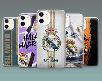 Real Madrid Phone Case Football Soccer Cover for iPhone 17Pro, 16, 15, 14, 13, 12, Samsung S26, S25, S24, S23Fe, A16, A56, Pixel 10, 9Pro