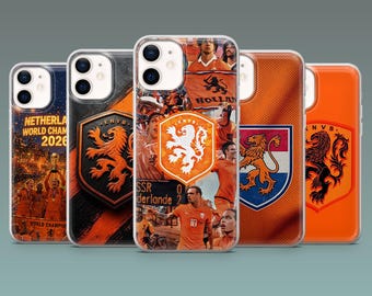 Netherlands football Phone Case Netherlands Soccer Cover for iPhone 17Pro,16,15,14,13,12, Samsung S26,S25,S24,S23Fe, A16,A56, Pixel 10,9Pro