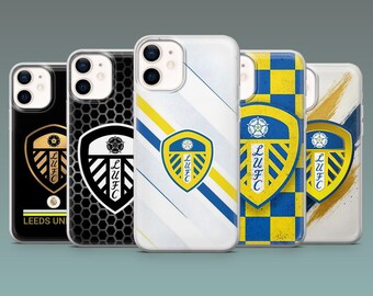 Leeds United Phone Case Leeds fan gift Football fan Cover for iPhone 17Pro,16,15,14,13,12,Samsung S26,S25,S24,S23Fe,A16, A56, Pixel 10, 9Pro