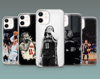 Jalen Brunson Phone Case Knicks Basketball Cover for iPhone 17Pro, 16, 15, 14, 13, 12, Samsung S26, S25, S24, S23Fe, A16, A56, Pixel 10,9Pro