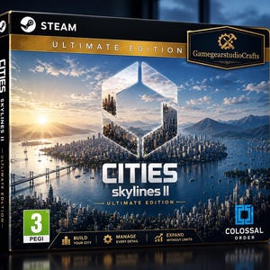 Cities: Skylines II Édition Ultime Complète | PC | Téléchargement numérique instantané | Jeu complet | Jeu de construction de ville