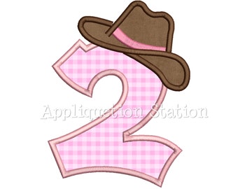 birthday girl cowboy hat