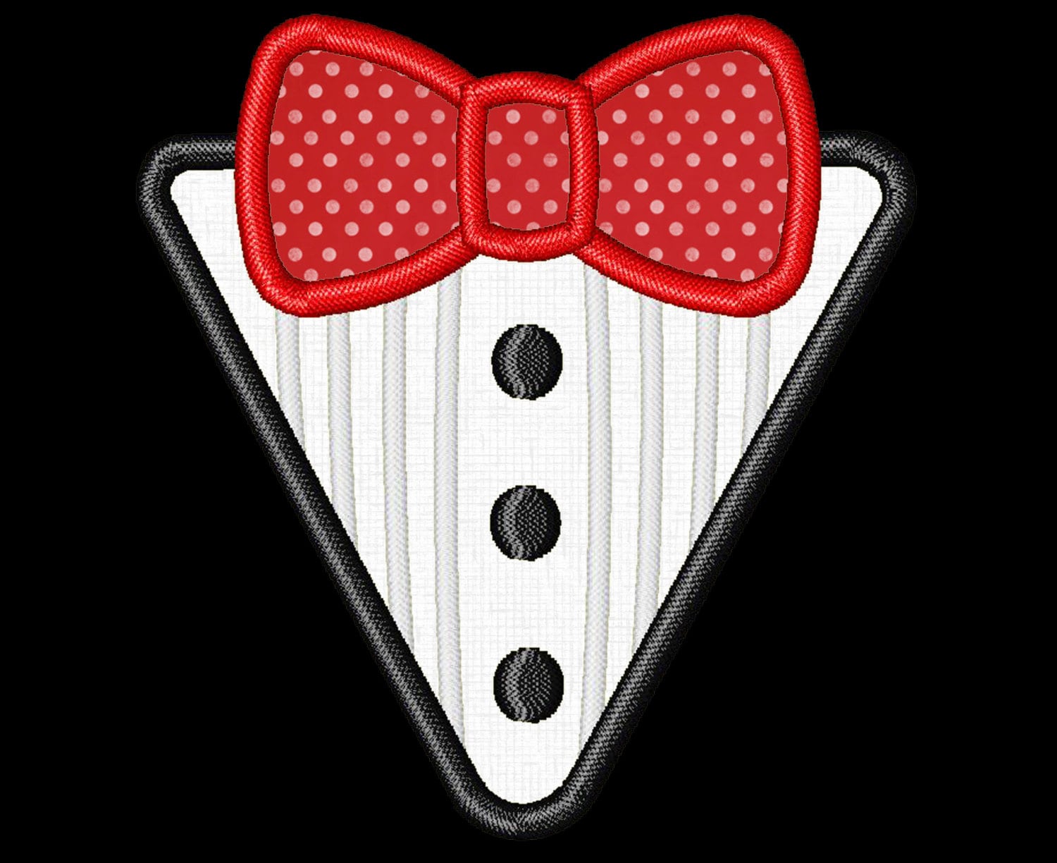 Tux Bow Tie Boys Applique Machine Embroidery Design Tuxedo INSTANT DOWNLOAD
