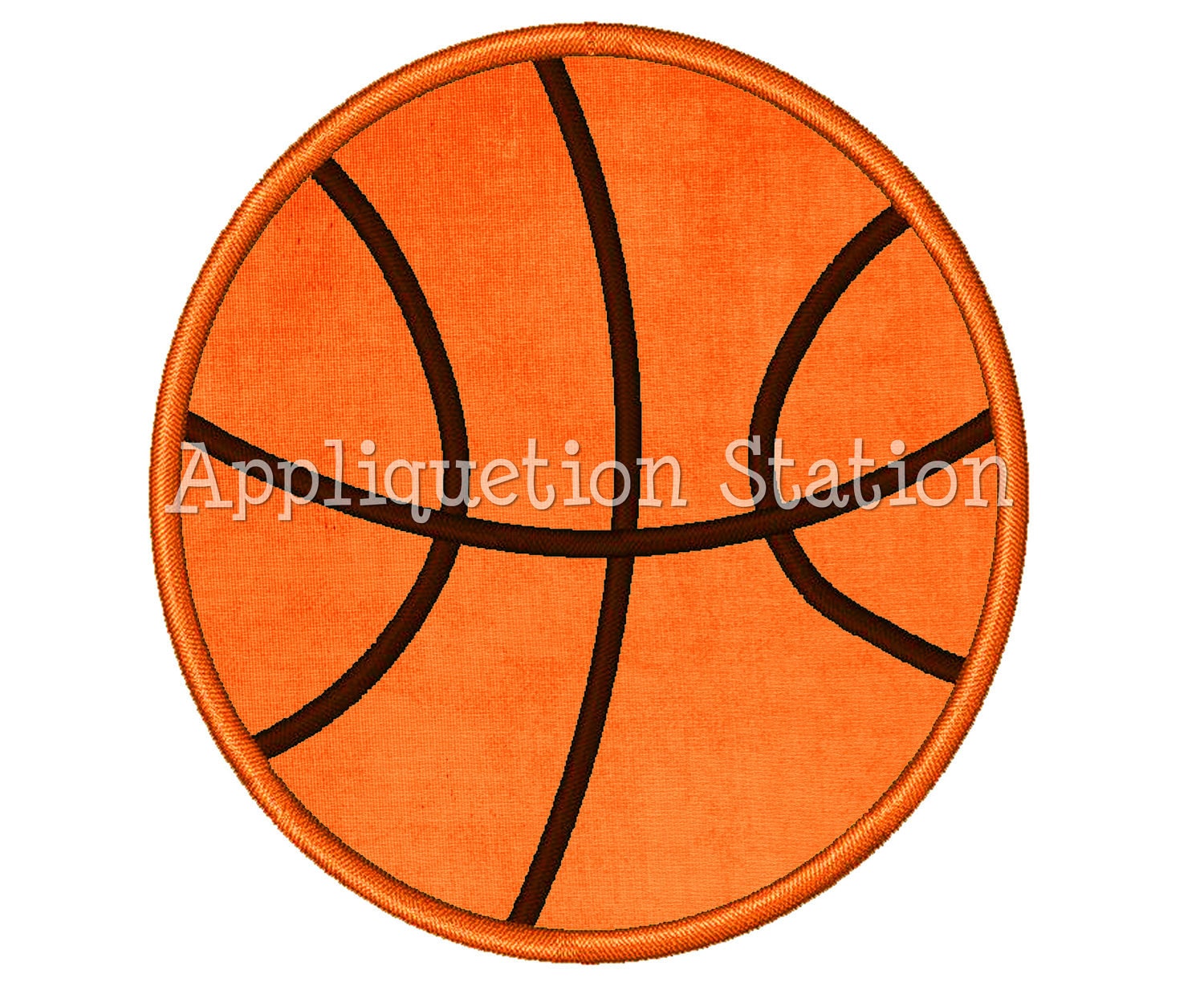 Basketball Applique Machine Embroidery Design Boy Sports Ball Etsy