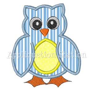 Baby Owl Applique Machine Embroidery Design Pattern Girl Woodland ...