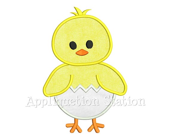 Ostern Baby Kuken Schlupfen Applikation Maschinenstickerei Etsy