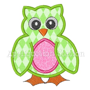Baby Owl Applique Machine Embroidery Design Pattern Girl Woodland ...