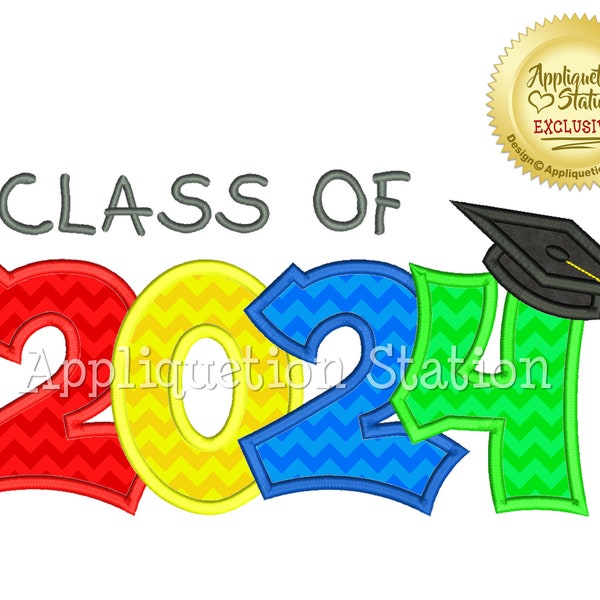 Class 2024 Embroidery Design Etsy