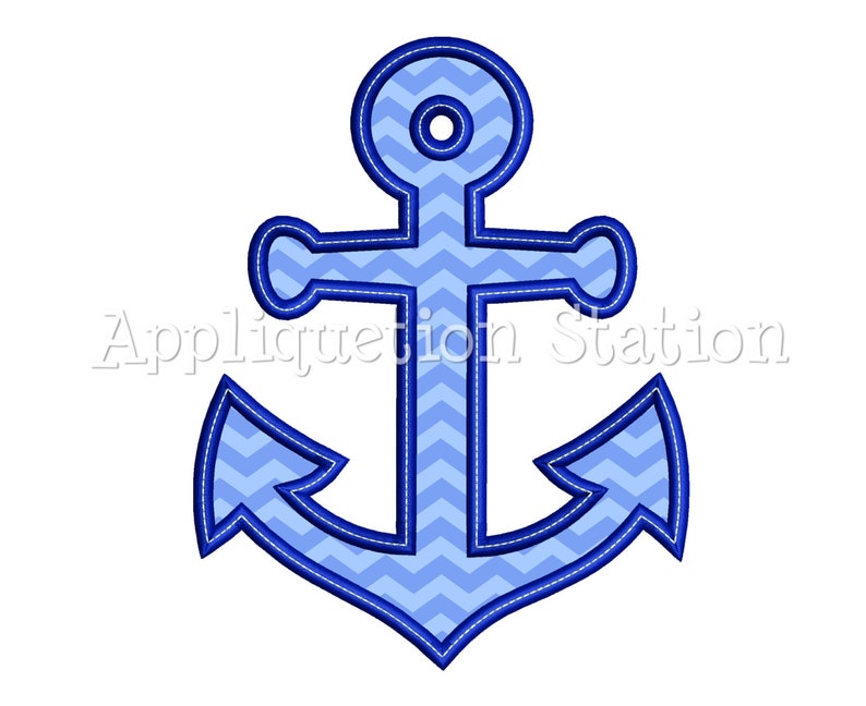 Anchor applique machine jessecmault design nautical ocean boat etsy Anchor applique machine jessecmault design nautical ocean boat etsy