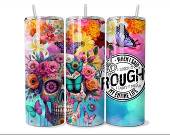 Custom, 20 oz Skinny Stainless Steel Slim Tumbler, Gift, Keepsake