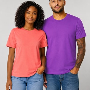 BELLA CANVAS 3001 UNISEX Blank T-shirt Premium Soft Cotton Tee S-4XL afbeelding 3