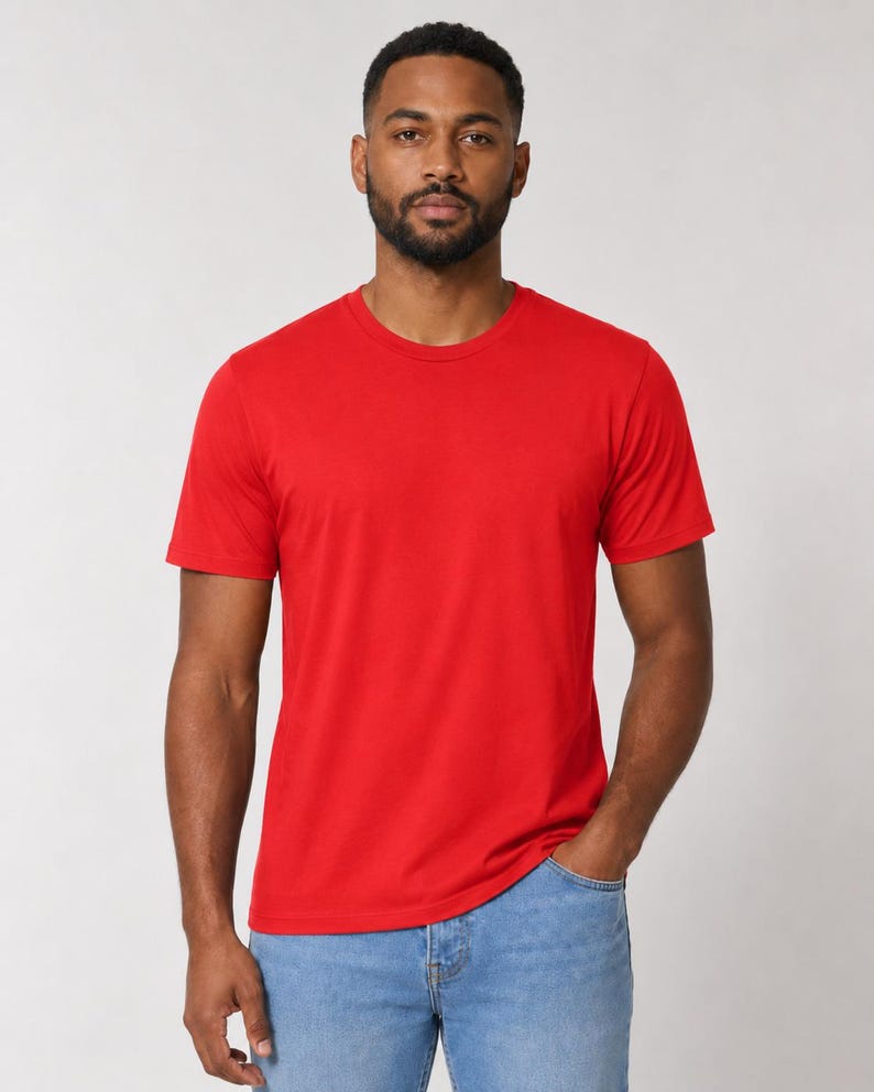 BELLA CANVAS 3001 UNISEX Blank T-shirt Premium Soft Cotton Tee S-4XL afbeelding 6