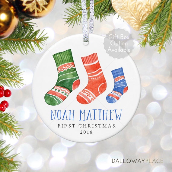 baby's first christmas stocking 2018