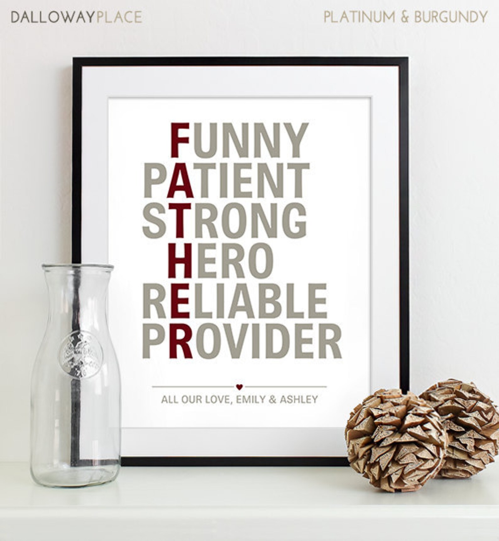 Fathers Day Present Awesome Dad Gift from Children Gift