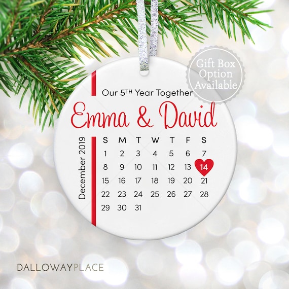 anniversary ornament gifts