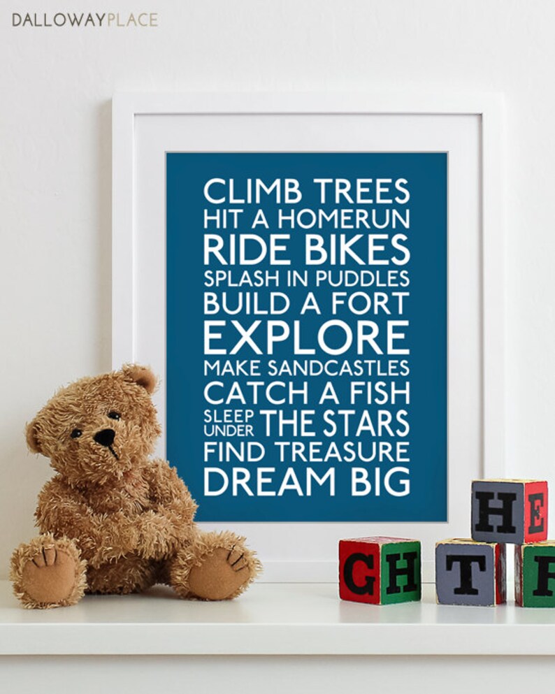 Baby Boy Nursery Decor Boy Wall Art Baby Boys Room Boys Etsy