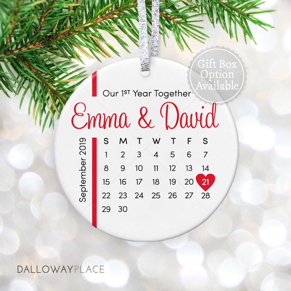 first anniversary ornament