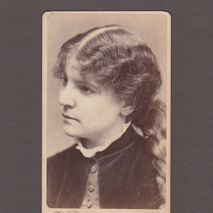 Warren Portrait CDV of Actress Kate Claxton