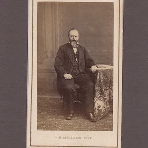 Reutlinger CDV of a Distinguished Looking Gentleman