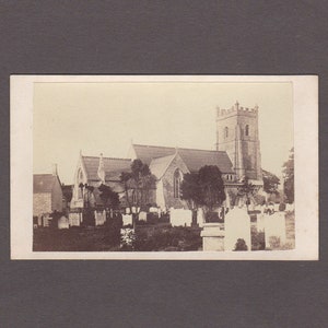 CDV of St. Giles & St. Nicholas Church in Sidmouth, Devon, England