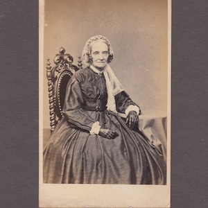 Gutekunst CDV of a Well-Dressed Older Woman
