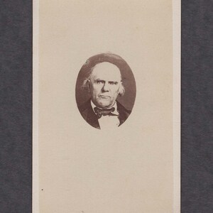 CDV of an Older Gentleman ~ Female Photographer