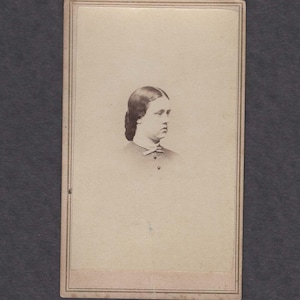Early Portrait CDV of a Woman ~ Tax Stamp