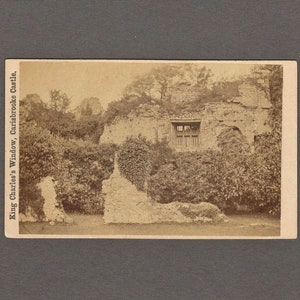 CDV of King Charles’s Window ~ Carisbrooke Castle ~ Isle of Wight