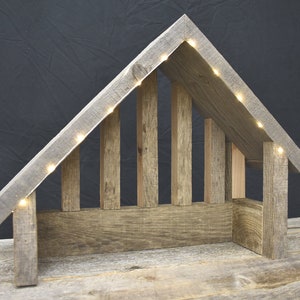 Tall Nativity Stable, Nativity Creche, Nativity Barn, Manger, Creche, Nativity Set Stable, Nativity Church, Barn Wood Stable, Nativity Scene