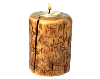 Red Pine Pillar Candle