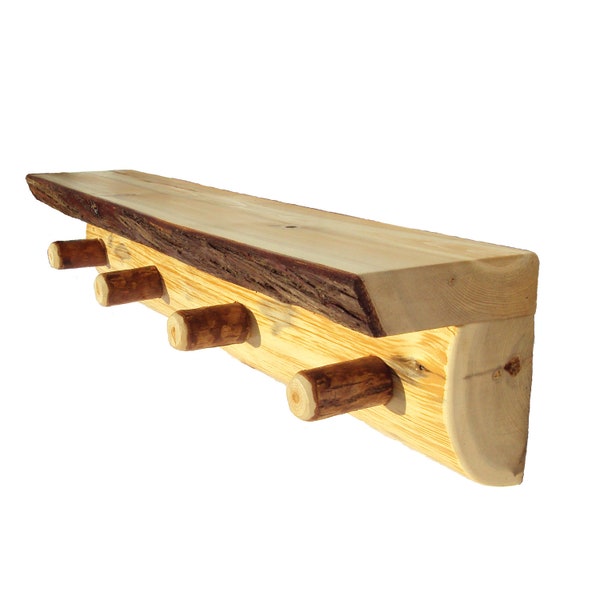 Rustic Wood Shelf Etsy