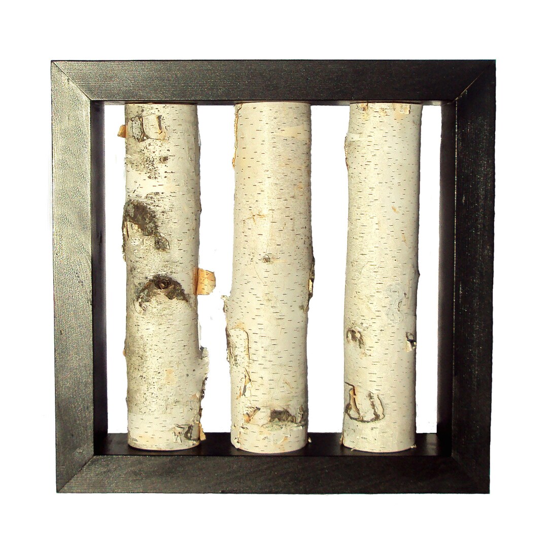 Birch Wall Art Birch Wall Decor Birch Art Birch Log Art Etsy