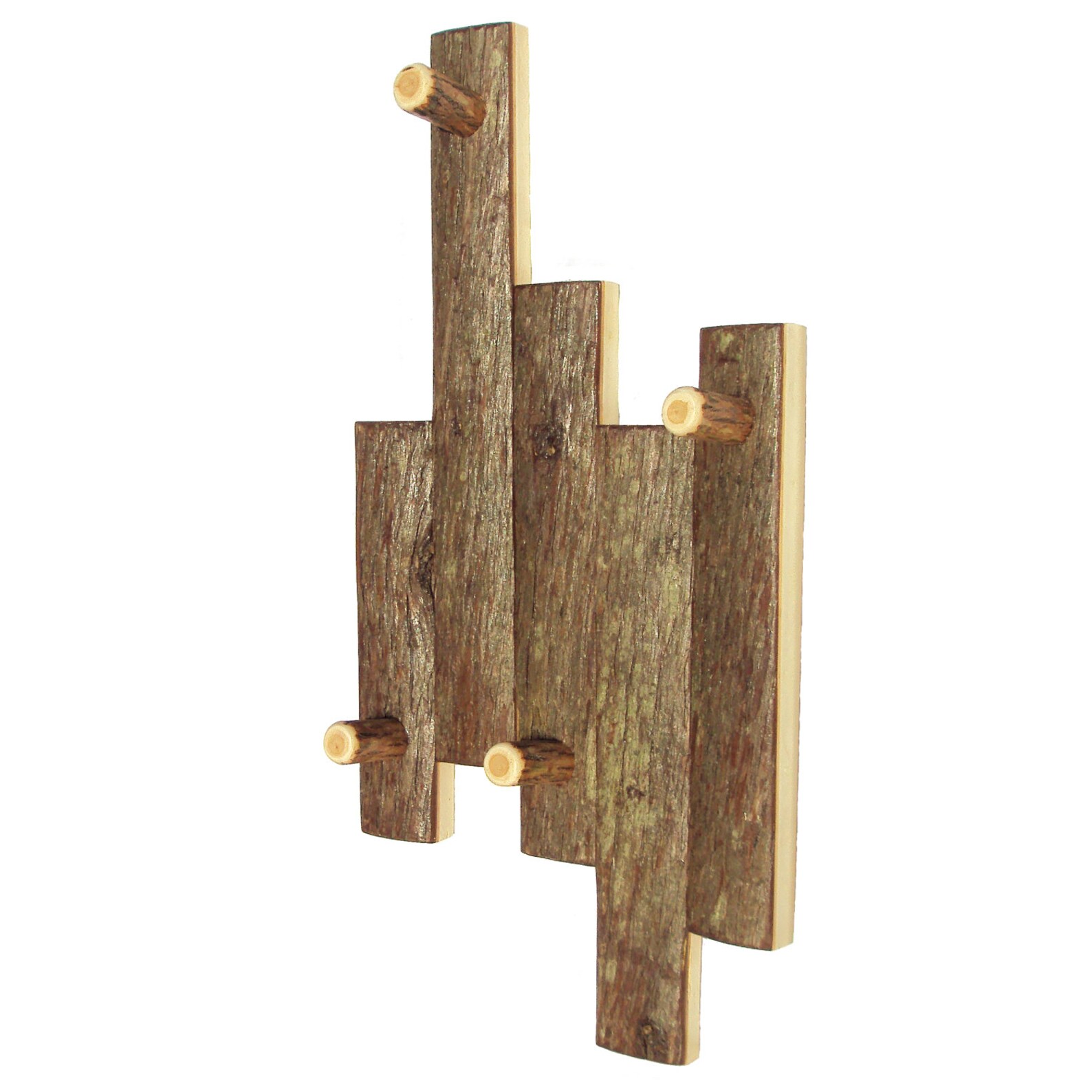 Elegant Coat Rack With Bark Rustic Coat Rack Cabin Coat Etsy