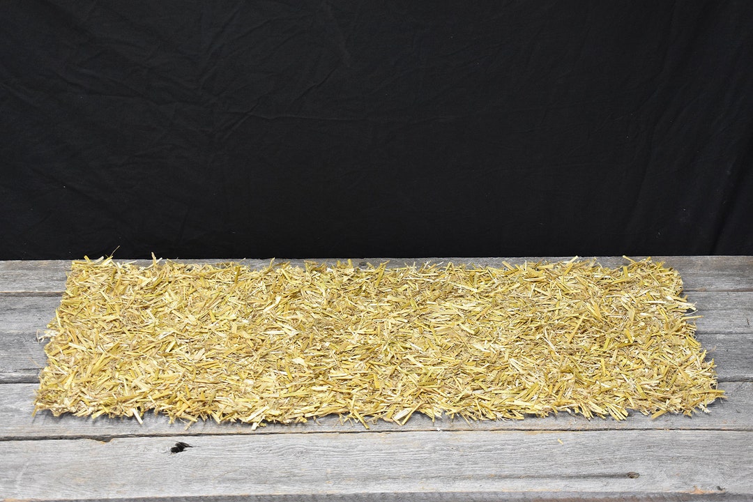 Nativity Straw Mat Table Runner, Nativity Scene, Manger Straw, Hay Mat