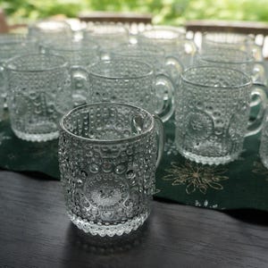 Vintage Nanny Still für Riihimäen Lasi Grapponia Espressotasse, klares finnisches Kunstglas 1960er 1970er Jahre - Preis pro Stück (16 verfügbar)