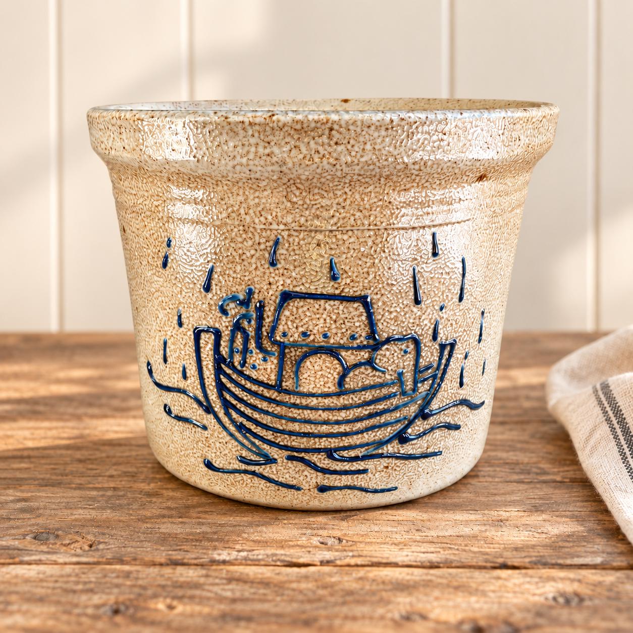 noah's ark WHITE ディレイ Eldreth Pottery Noah's Ark - Etsy