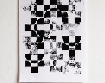 Handmade art print | linocut