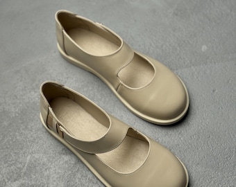 Criss Cross Genuine Leather Slides, Womens Minimalist Summer Mules, Comfortable Sandals, Everyday Leather Footwear, Handmade Summer Shoes
