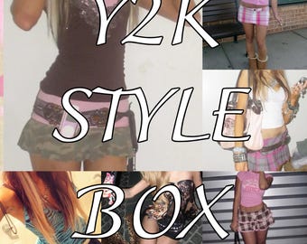 Y2K Style Box Bundle, 2000’s Curated Fashion, Pre-loved Clothing